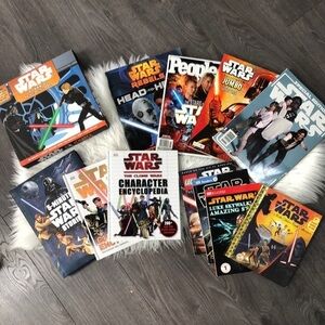 Star Wars books,magazines,character encyclopedia, paint by number bundle/lot